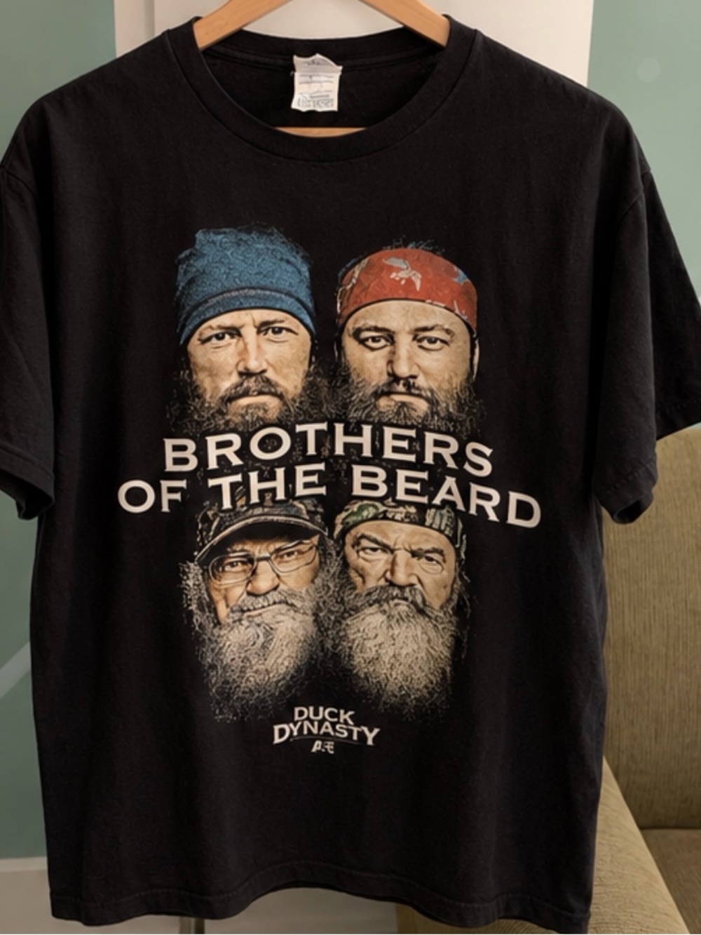Duck Dynasty "Brothers of the Beard" Black Graphic T-Shirt